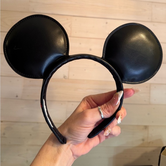 Disney Black Mickey Mouse Faux Leather - Picture 3 of 3